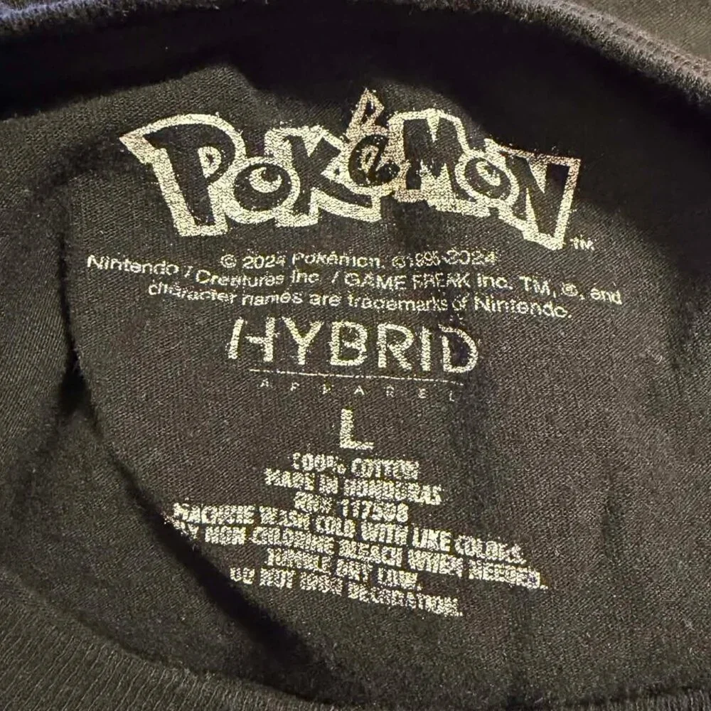 Pokémon Eeveelution Tee | Pokemon Eevee Evolutions Graphic T-Shirt | Size L - Picture 4 of 4